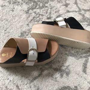Wedge shoes from Italy